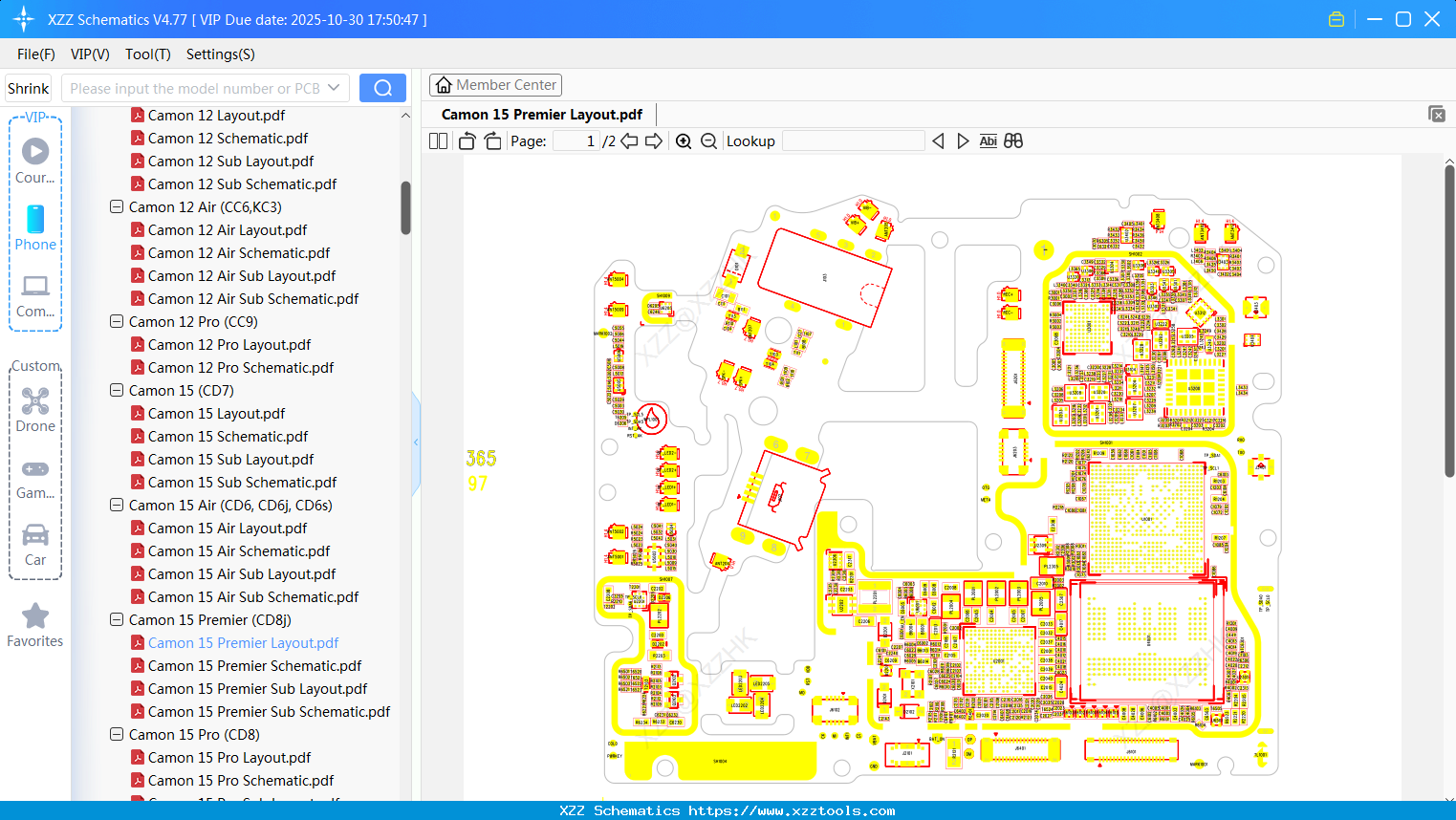 Tecno Camon 15 Premier Layout